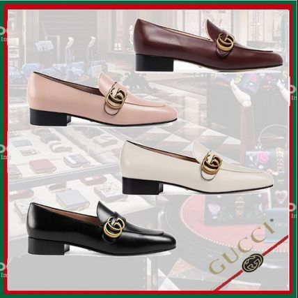 GUCCI 2020 SS Plain Leather Office Style Elegant Style Formal Style 