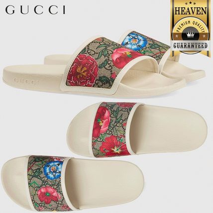 GUCCI 2020 SS Gg Flora Slide Sandal 602096 HT530 8498 