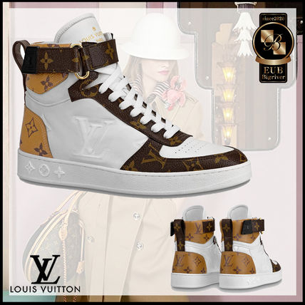 Louis Vuitton 2020 21AW Monogram Casual Style Leather Logo Low Top Sneakers 