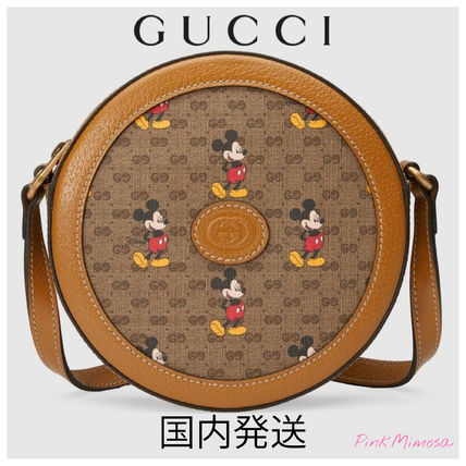 GUCCI 2019 20AW Disney X Gucci Round Shoulder Bag 603938 HWUBM 8559 