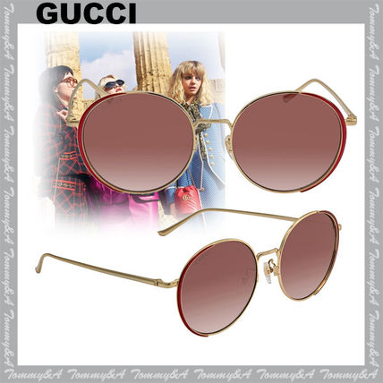 GUCCI 2020 SS Round Sunglasses GG0401SK 002 56 