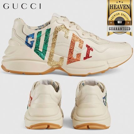 GUCCI RHYTON 2020 SS WomenS Rhyton Glitter Gucci Sneaker 524990 DRW00 9022 
