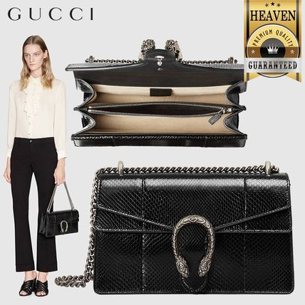 GUCCI Dionysus 2020 SS Dionysus Python Shoulder Bag 400249 E3K0N 1000 