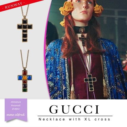 GUCCI Cross Elegant Style NecklacesPendants 