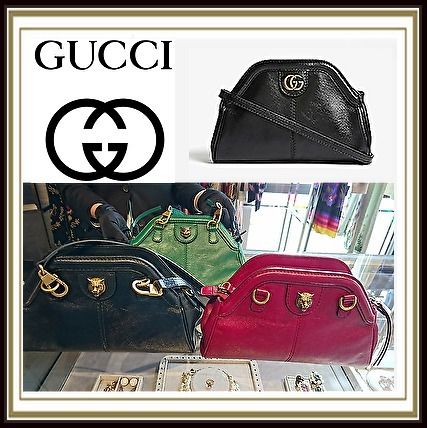 GUCCI RE BELLE 2WAY Chain Plain Other Animal Patterns Leather Elegant Style 