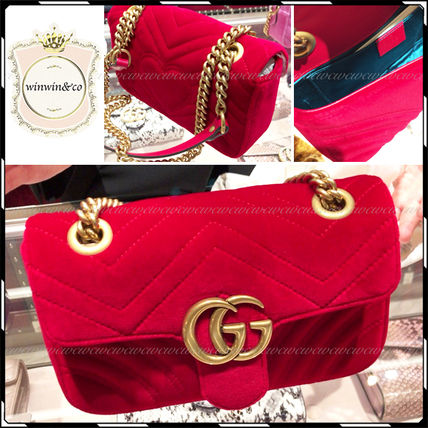 GUCCI 2018 Cruise Gg Marmont Small Matelasse Shoulder Bag