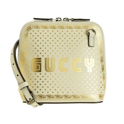 GUCCI 2019 20AW Dots Casual Style Vanity Bags Leather Party Style 