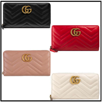 GUCCI GG Marmont 2019 SS Gg Marmont Zip Around Wallet 443123 DTD1T 
