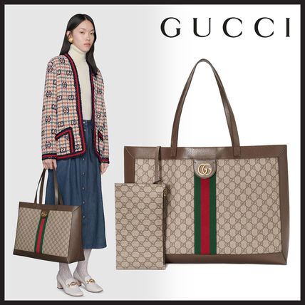 GUCCI Ophidia Ophidia Soft Gg Supreme Medium Tote 547947 9IK3T 8745 