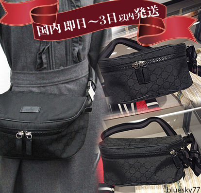 GUCCI Casual Style Unisex Nylon Shoulder Bags 449182 