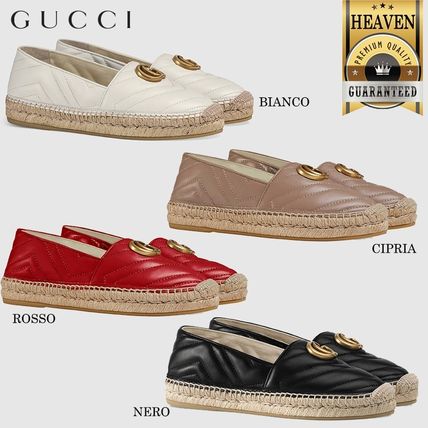 GUCCI GG Supreme 2020 SS Flats