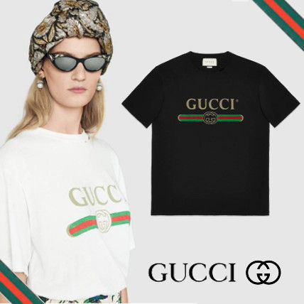 GUCCI 2018 SS Oversize T Shirt With Gucci Logo 457095 X5L89 1948 