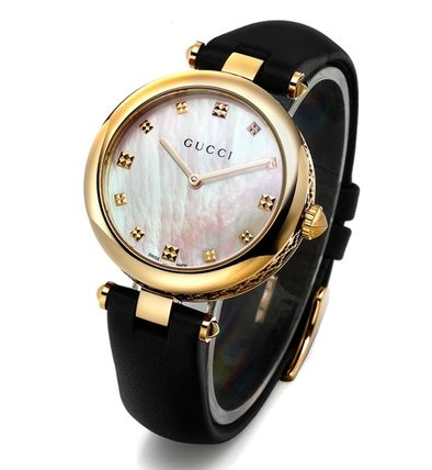 GUCCI 2017 SS Round Analog Watches 