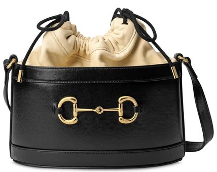 GUCCI 2020 SS Gucci Horsebit 1955 Bucket Bag 602118 1DBLG 8716 