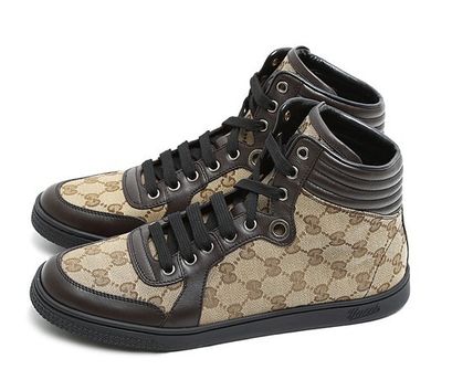 GUCCI Unisex Leather Low Top Sneakers 