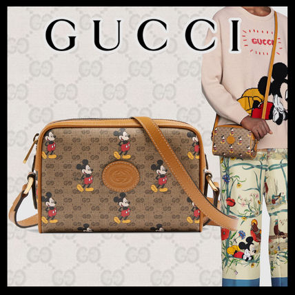 GUCCI GG Supreme 2020 SS Disney X Gucci Shoulder Bag