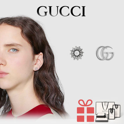 GUCCI Casual Style Party Style Silver Elegant Style Formal Style 