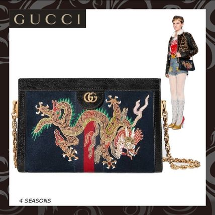 GUCCI Ophidia 2018 Cruise Suede Crossbody Shoulder Bags 
