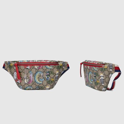 GUCCI Flower Patterns Shoulder Bags 