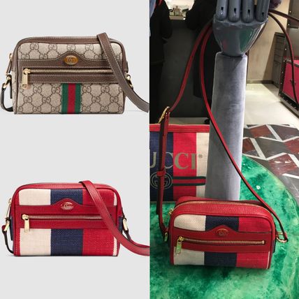 GUCCI Ophidia 2019 SS Casual Style Canvas Crossbody Shoulder Bags 