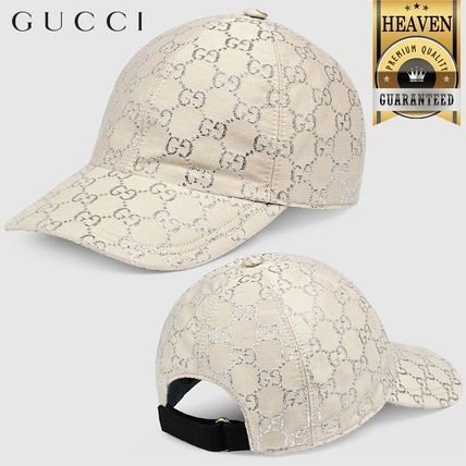 GUCCI 2020 21AW Gg Lame Baseball Hat 631953 3HK75 9060 