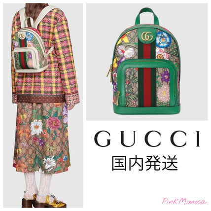 GUCCI Ophidia 2020 SS Online Exclusive Ophidia Gg Flora Small Backpack