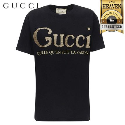 GUCCI 2020 SS Gucci Glitter Print T Shirt