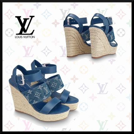Louis Vuitton MONOGRAM 2020 SS Monogram Open Toe Casual Style Elegant Style Logo 1A7RAD 