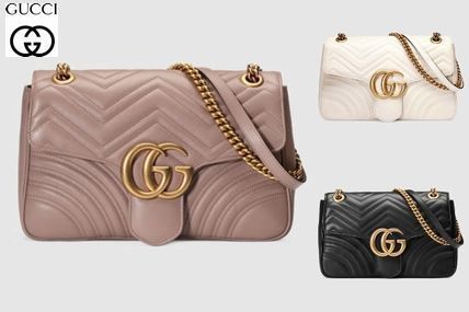 GUCCI GG Marmont 2018 SS Gg Marmont Medium Matelasse Shoulder Bag 443496 
