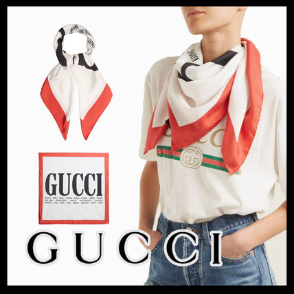 GUCCI Casual Style Silk Office Style Elegant Style Formal Style 