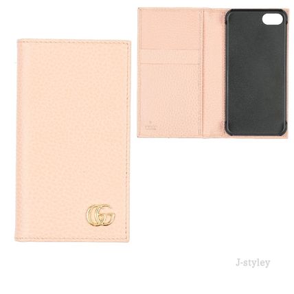 GUCCI GG Marmont Leather Smart Phone Cases 
