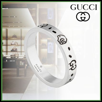 GUCCI Gucci Ghost Guccighost Ring In Silver
