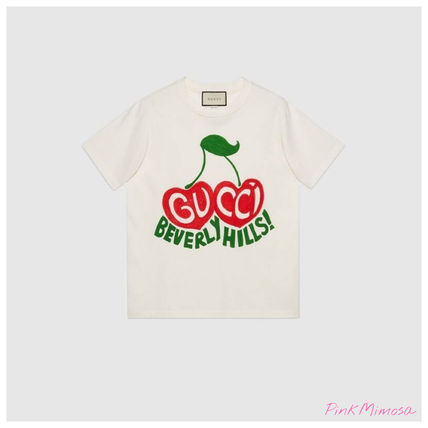 GUCCI 2020 SS Gucci "Beverly Hills" Cherry Print T Shirt