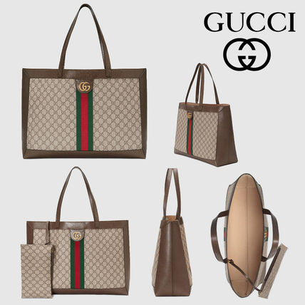 GUCCI Ophidia 2018 19AW Ophidia Soft Gg Supreme Medium Tote