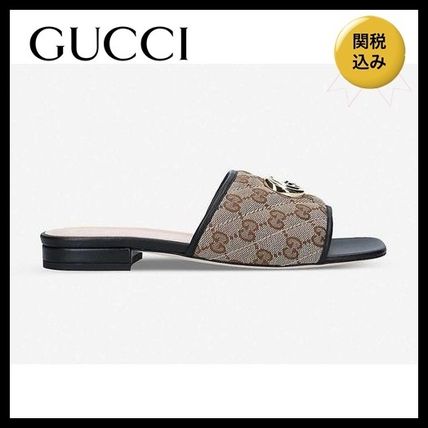 GUCCI 2020 SS Leather Elegant Style Sandals