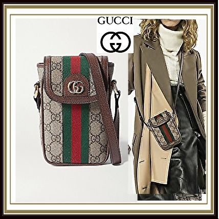 GUCCI GG Supreme 2020 SS Monogram Chain iPhone 8 iPhone 8 Plus iPhone X iPhone XS 