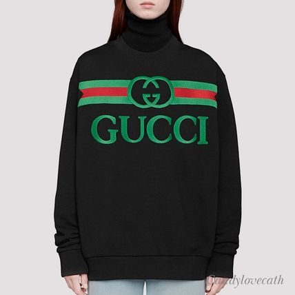 GUCCI 2020 SS Oversize Sweatshirt With Gucci Logo