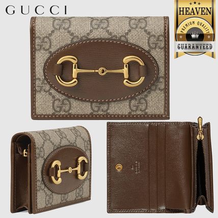 GUCCI 2020 SS Gucci Horsebit 1955 Card Case Wallet