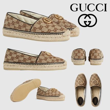 GUCCI 2020 SS WomenS Gg Matelasse Canvas Espadrille 621239 