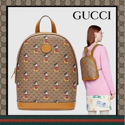 GUCCI GG Supreme 2020 Cruise Disney X Gucci Small Backpack 552884 