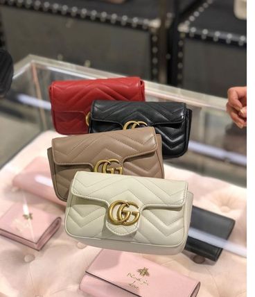 GUCCI 2018 SS Gg Marmont Matelasse Leather Super Mini Bag