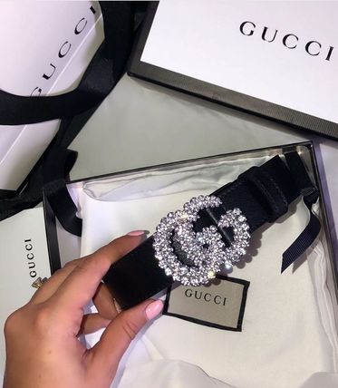 GUCCI 2019 20AW Casual Style Elegant Style Logo Belts 