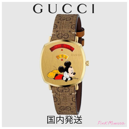 GUCCI 2019 20AW Disney X Gucci Grip Watch 35Mm 610019 I86A0 9894 