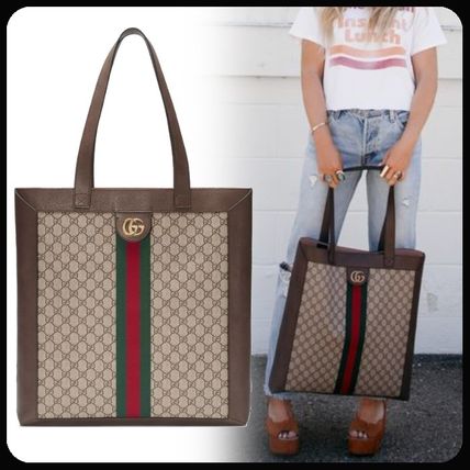 GUCCI Ophidia 2020 SS Leather Logo Totes 519335 9IKPT 8745 