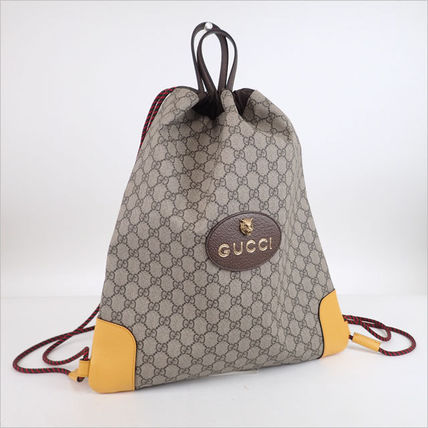 GUCCI 2019 SS Neo Vintage Drawstring Backpack 473872 K9RKT 8858 