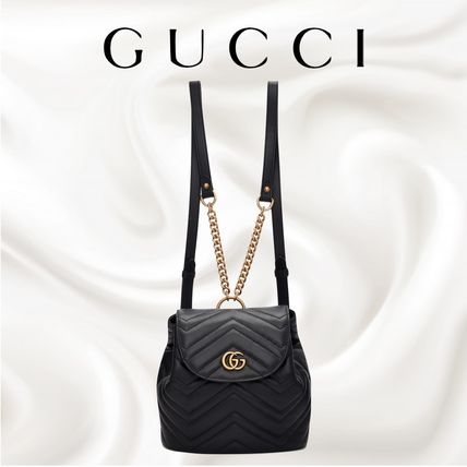 GUCCI GG Marmont 2020 SS Backpacks 