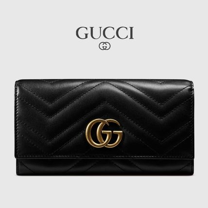 GUCCI GG Marmont 2019 20AW Gg Marmont Continental Wallet 443436 DTD1T 1000 