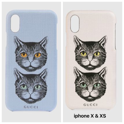 GUCCI Other Animal Patterns Leather iPhone X iPhone XS 