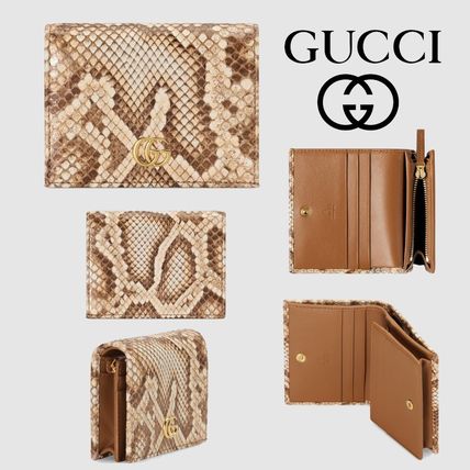 GUCCI GG Marmont 2020 Cruise Folding Wallet Logo Folding Wallets 