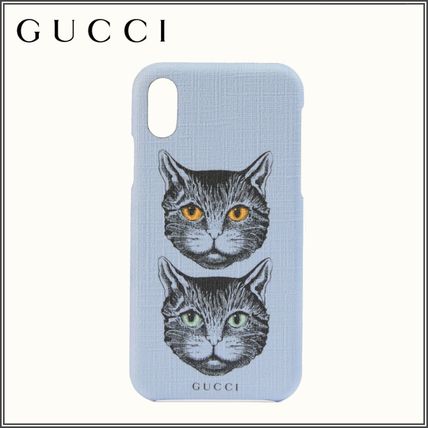 GUCCI GG Supreme iPhone X iPhone XS Logo Smart Phone Cases